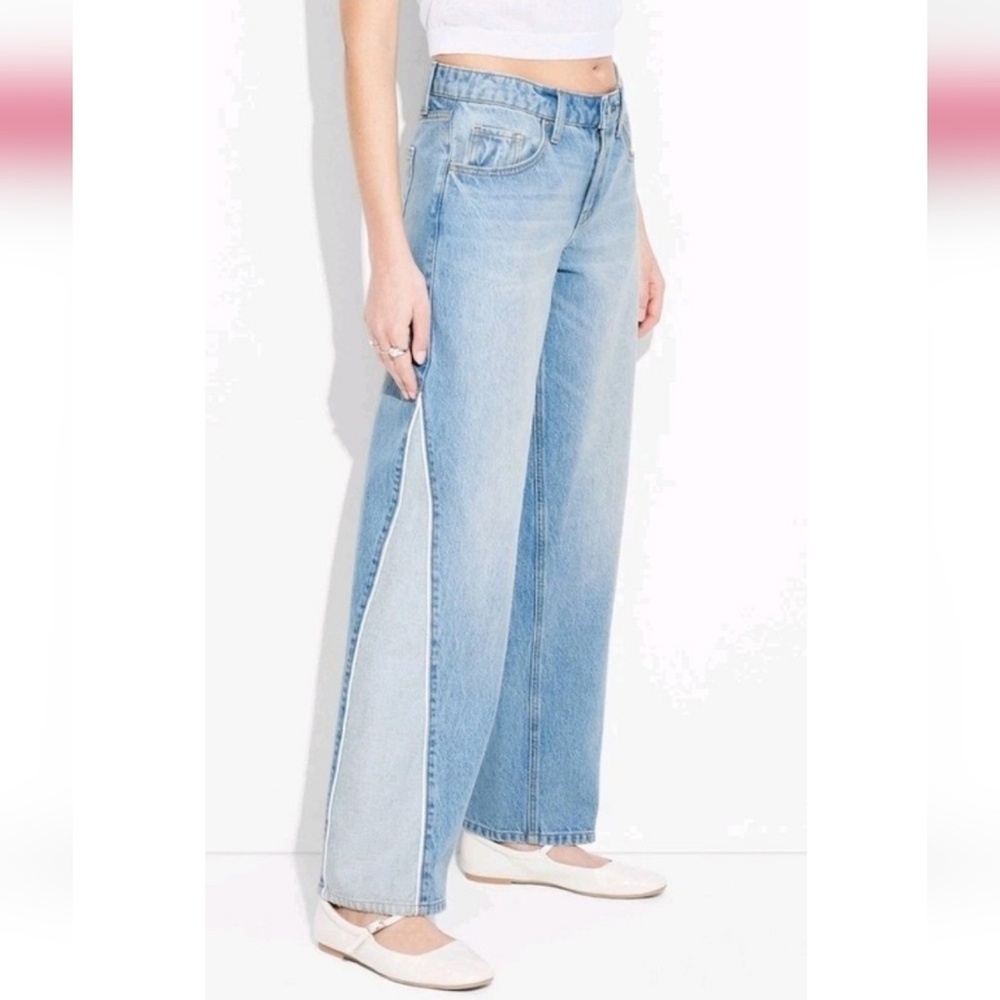 Wild Fable Blue Denim Straight Jeans Size 16